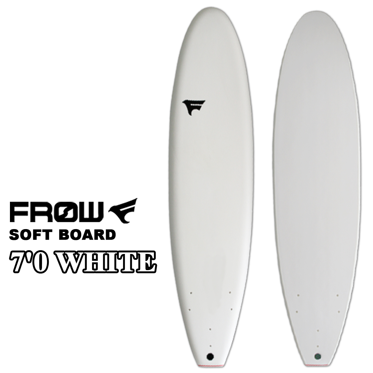 名作 送料無料 FROW フロー サーフィン ソフトボード ファンボード 7'0
