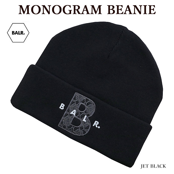 BALR. ニット帽 HEXLINE BADGE BEANIE B6120.1009 ボーラー BALR. BALR. ニット帽 HEXLINE BADGE BEANIE B6120