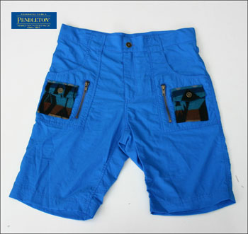 【取り計らうSALE】PENDLETON ペンドルトン IM217-15643 NYLON CARGO SHORTS BLUE 遊撃手ズボン下 メンズ ※返品・取り替えっこ不可並行輸入品