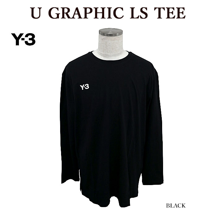 試着のみ Y-3 ワイスリー adidas アディダス L クルーネック 黒 楽天市場】Y-3 ワイスリー ロンT 長袖Tシャツ BLACK/ブラック Y
