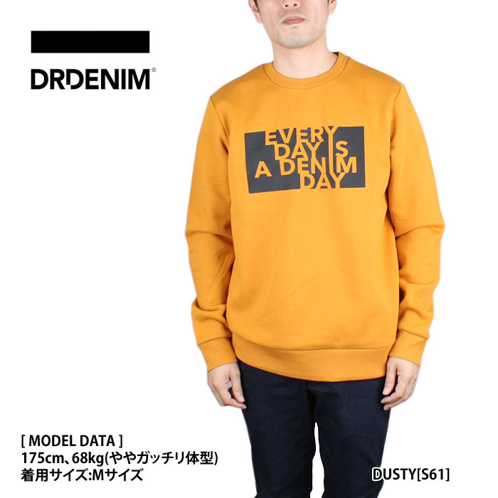 【DR.DENIM】 ドクターデニム 1731132B ADRIAN SWEATER DAY スウェット 7,343円