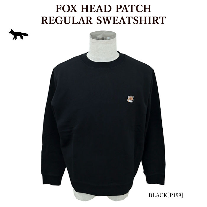 MAISON KITSUNÉ フォックスヘッドパッチ スウェット / トレーナー MAISON KITSUNE メゾンキツネ トレーナー FOX HEAD PATCH