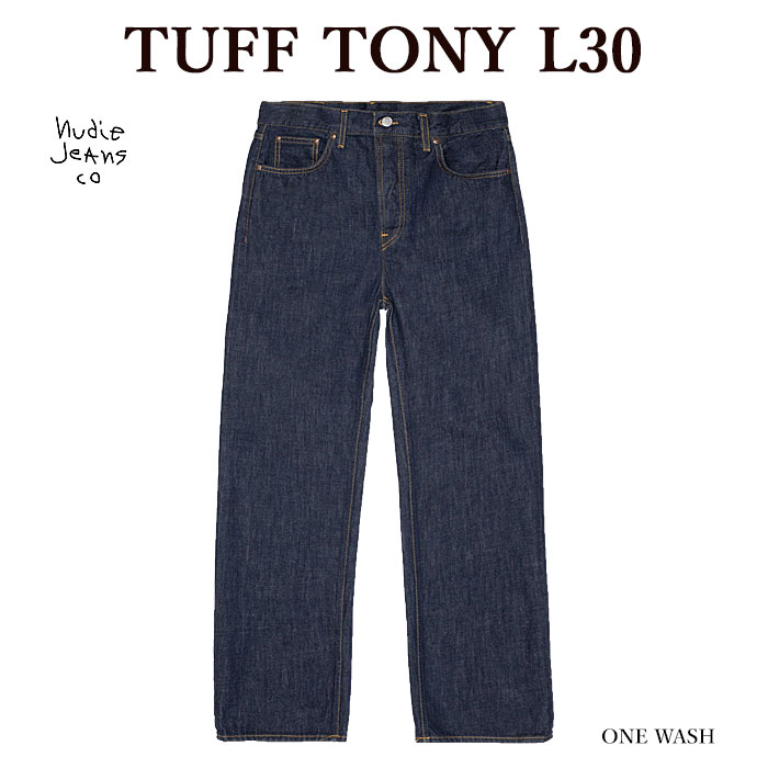 【懲らしめるSALE】【Nudie Jeans】 ヌーディージーンズ 114692 TUFF TONY L30 ジーンズ デニム 広々とした メンズ レディース