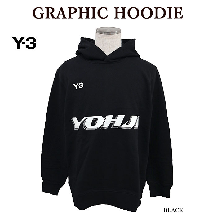 【Y-3】 ワイスロバート・エドワード・リー HT4732 U GRAPHIC HOODIE ティーシャツパーカー adidas Yohji Yamamoto メンズ レディース【並行輸入品】