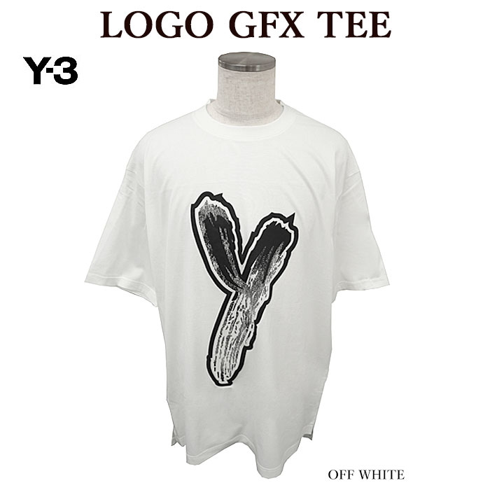 【処分SALE】【Y-3】 ワイスリー HY1272 LOGO GFX TEE 半袖Tシャツ ビッグロゴ オーバーサイズ【並行輸入品】