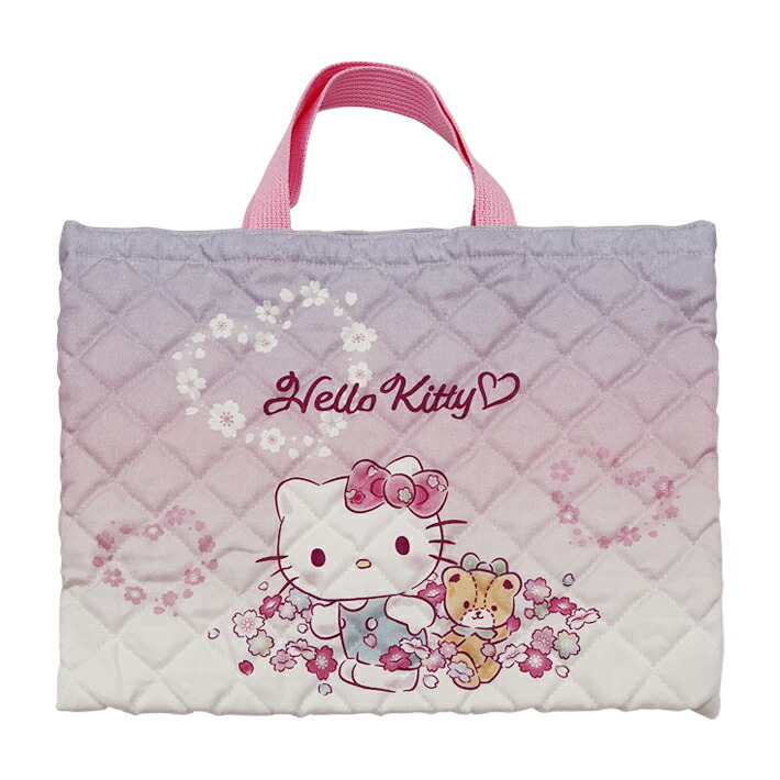 楽天市場】特価MS【SANRIO ハローキティ キルト レッスンバッグ