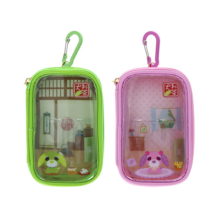 楽天市場】【即納】マルチクリアケースSサイズ お茶犬【全7種】小物