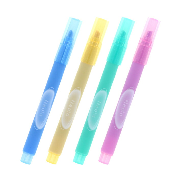 Sun-Star Neola Glitter 4-Colour Marker Set - Cosmic Colours