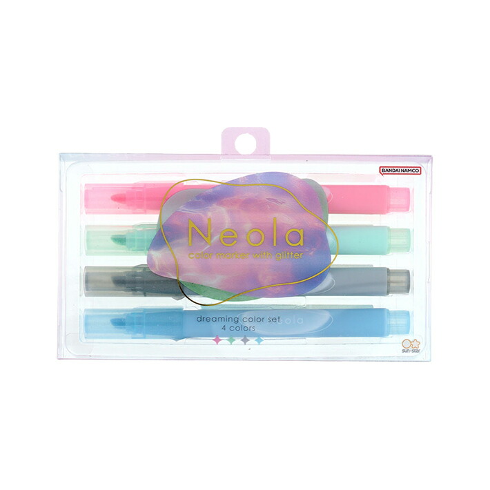 楽天市場】ラメマーカー ××廃番 Neola(ネオラ) 4本セット ドリーミング