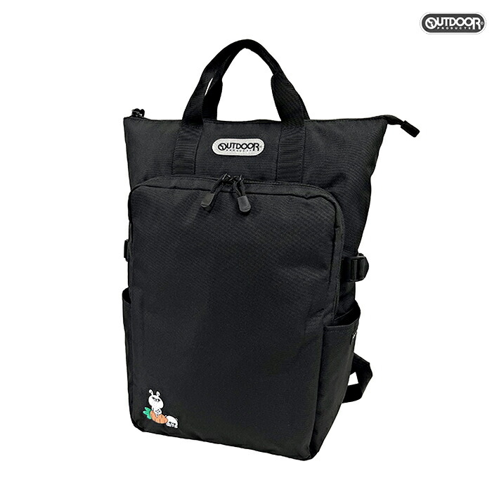 アウトドアプロダクツ×ヨッシースタンプ　リュックサック　黒　YS152BK-2