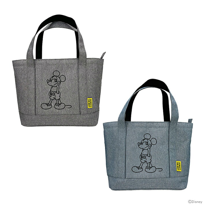 ディズニー　ミッキーマウス　ラインアート　ラウンドトートバッグ　ゴルフ用品　LINEART ROUND BAG　XYMG6SB2　2カラー　[disneyzone]