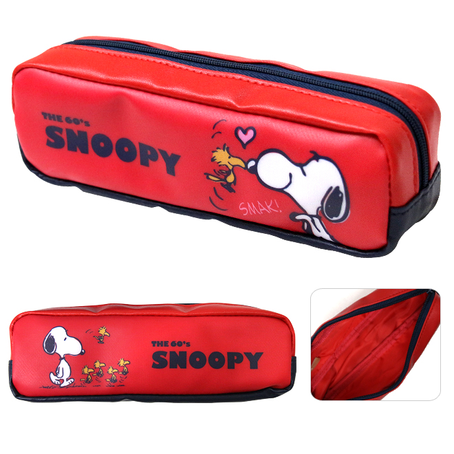 楽天市場 スヌーピー Snoopy ペンケースs Snod R 赤 The60 S Snoopyシリーズ ランドセルと文房具 シブヤ文房具