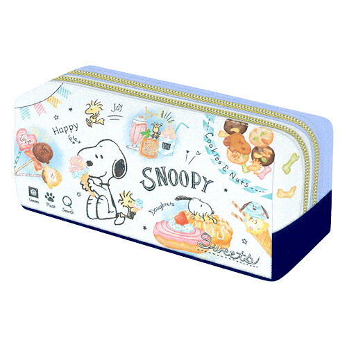 楽天市場 スヌーピー Snoopy ツインファスナーペンケース Pop Sweets柄 ランドセルと文房具 シブヤ文房具