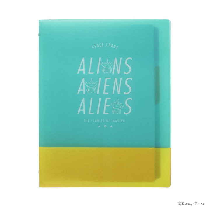 楽天市場 ディズニー トイ ストーリー ルーズリーフバインダー B5 キャラスタ エイリアン柄 M便 1 1 Disneyzone ランドセルと文房具 シブヤ文房具