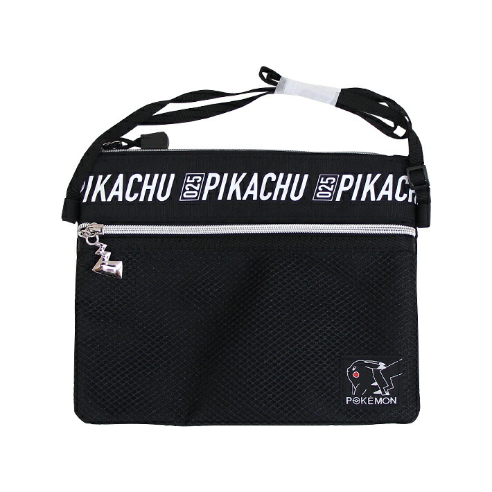 楽天市場 ポケモン Pikachuロゴ サコッシュ Spk 2500 M便 1 1 ランドセルと文房具 シブヤ文房具