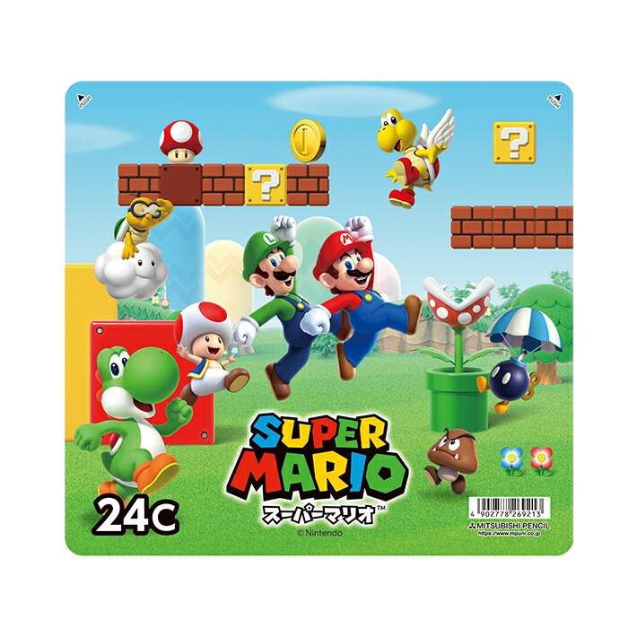完璧 スーパーマリオ 赤鉛筆 六角軸 2本組 名入れ無料 新入学文具 M便 1 Materialworldblog Com