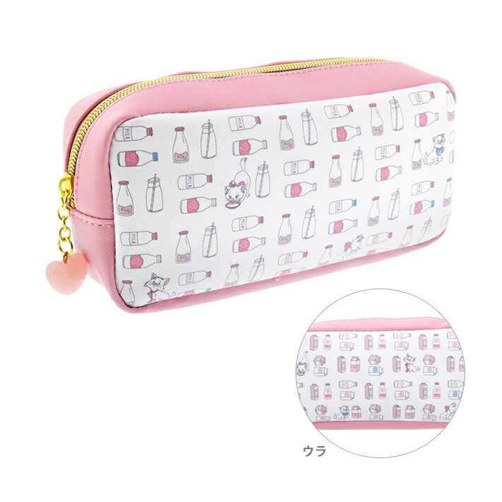 楽天市場 ディズニー おしゃれキャットマリー ペンケース ホワイト Disneyzone ランドセルと文房具 シブヤ文房具