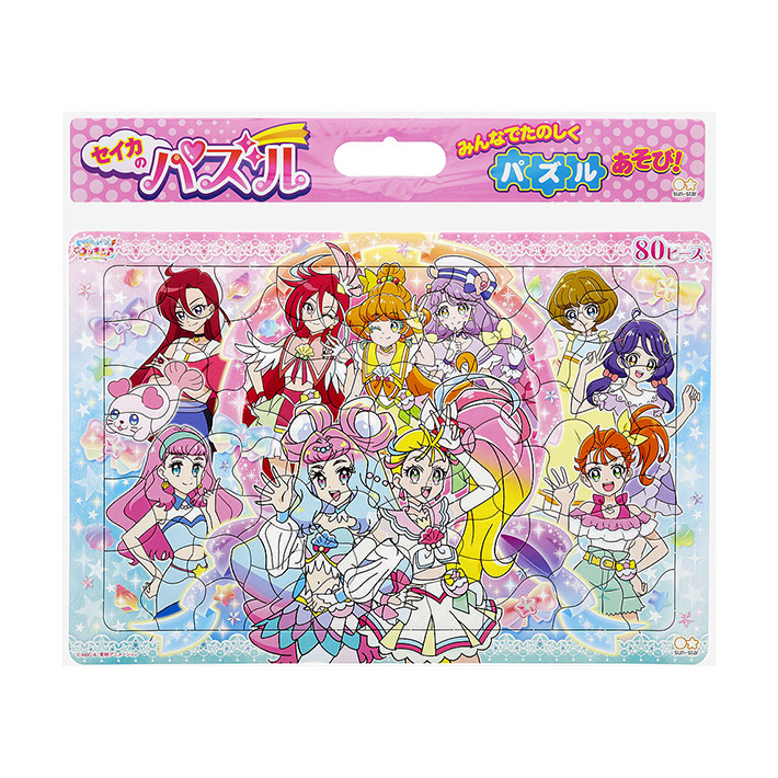 楽天市場 トロピカル ジュ プリキュア セイカのパズル80p A柄 ジグソーパズル サンスター文具 Joshin Web 家電とpcの大型専門店