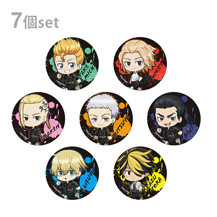 東京リベンジャーズ 缶バッジ 【5BOX】 東京リベンジャーズ』キャラでるアート メタリック缶バッジ 第1