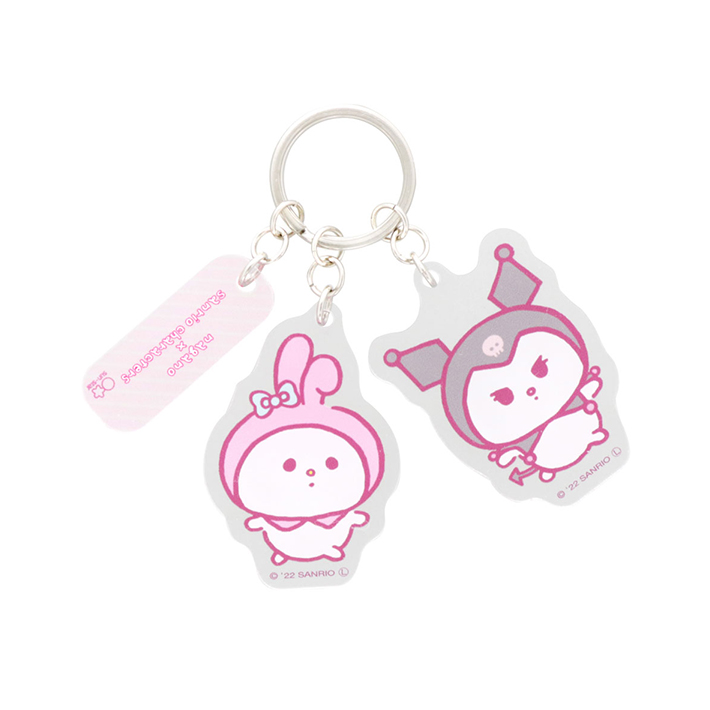 ナガノ サンリオ コラボ ポムポムプリン マスコット キーホルダー ナガノ サンリオコラボ ポムポムプリン マスコットキーホルダー