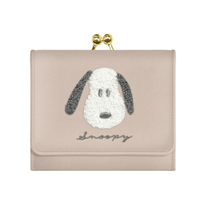 楽天市場】スヌーピー 三つ折り財布 チェック柄 モカ 121079 [M