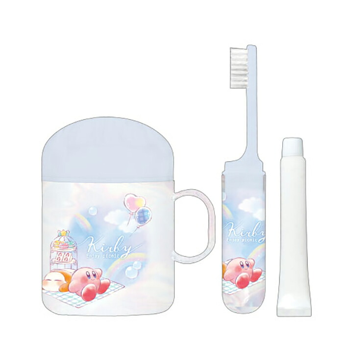 楽天市場】星のカービィ ポーチ入りハミガキセット カービィ