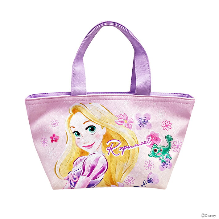 ディズニープリンセス　塔の上のラプンツェル　保冷ランチトート　ラベンダー　D7325LV-0　[M便 1/1]　[disneyzone]画像