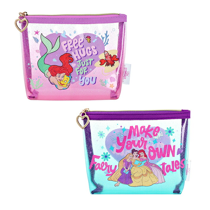 楽天市場】ディズニープリンセス ラメクリアポーチ colorful Fairy