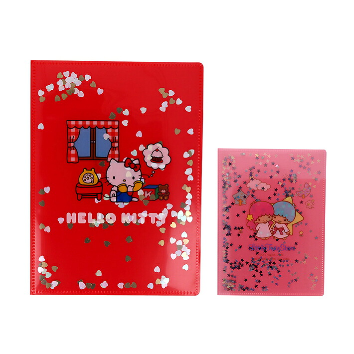 クリアファイル×2　サンリオ 楽天市場】サンリオキャラクターズ クリアファイル A5W 2柄 [M便 1/16