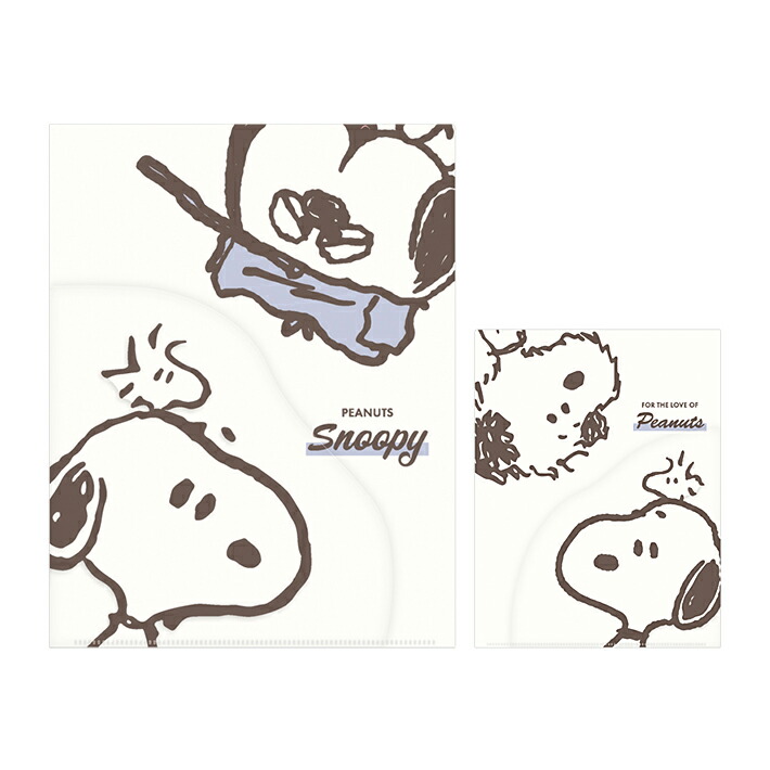 楽天市場】スヌーピー クリアファイル 3ポケット A5 PEANUTS happiness