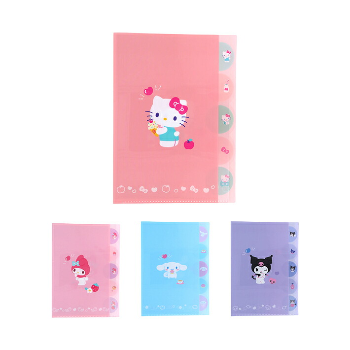 楽天市場】サンリオキャラクターズ クリアファイル A5W 2柄 [M便 1/16