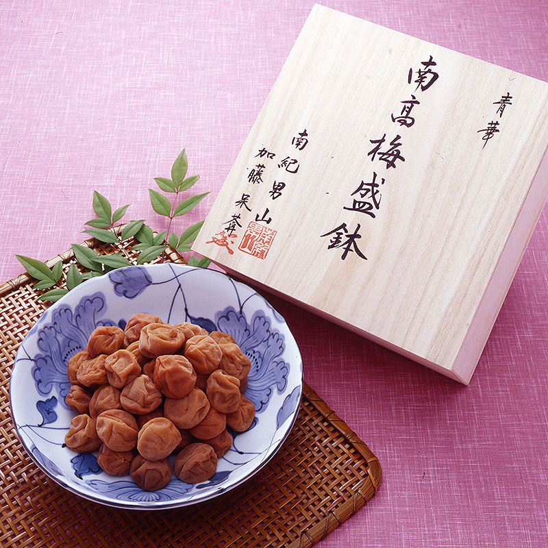 楽天市場】ギフト 贈り物 プレゼント 南紀男山焼 盛鉢入 紀州南高梅 A