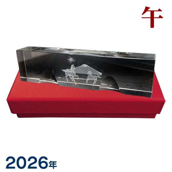 【クリスタル】福禄寿　ペーパーウェイト クリスタル】福禄寿ペーパーウェイト