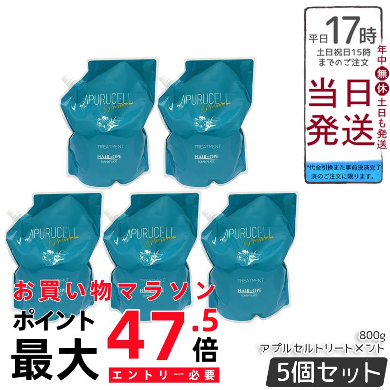【5個書き割り】サニープレイス アプルセルトリートメント 割り増し金 詰替 800g  レフィル 不都合世話をする 養毛剤 保湿 赤ちょうちん独り占め品 美容室独り占め 保湿 髪の毛世話をする 艶髪 取りつくろう
