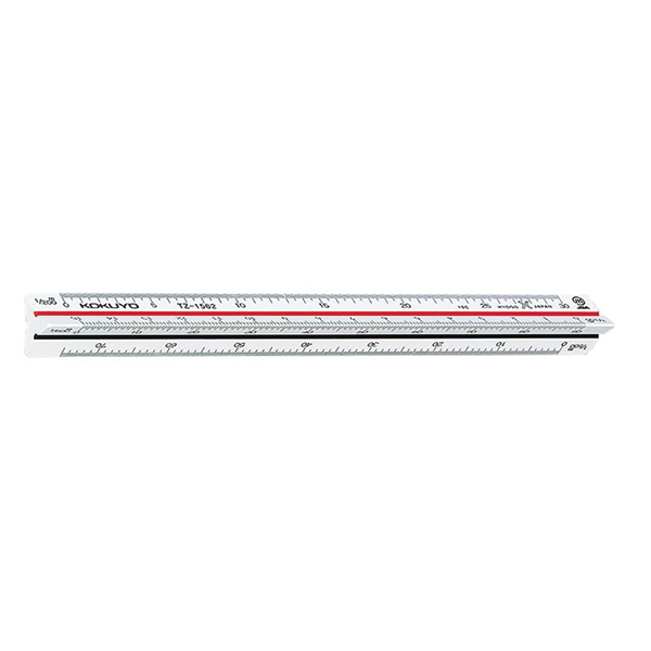 マーケティング 6月27日18時注文分よりポイント10倍 コクヨ 三角スケール １５ｃｍ TZ-1561NG 
