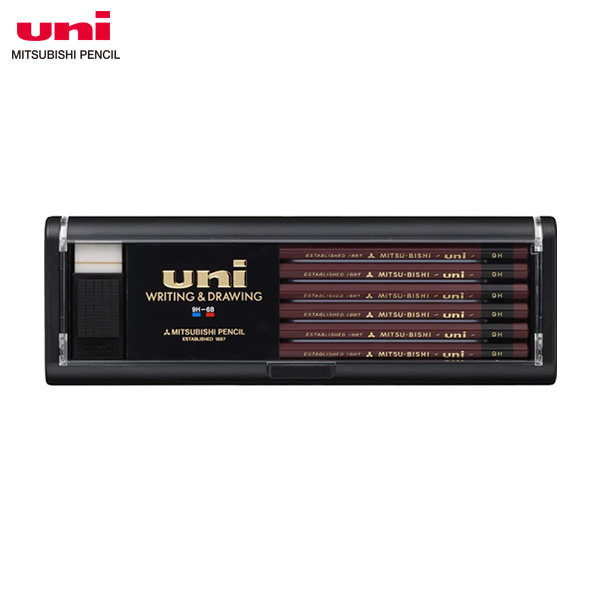楽天市場 硬度 9h 6b 三菱鉛筆 鉛筆 Uni ユニ 6角 スタンダード 1ダース 長年にわたって愛されるベストセラー Mitsubishi Pencil ぶんぐる