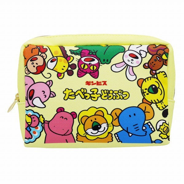 【新品未使用】ギンビス たべっ子どうぶつ マチ付きポーチ バター味 たべっ子どうぶつ マチ付きポーチ／ノーマルN– ギンビス