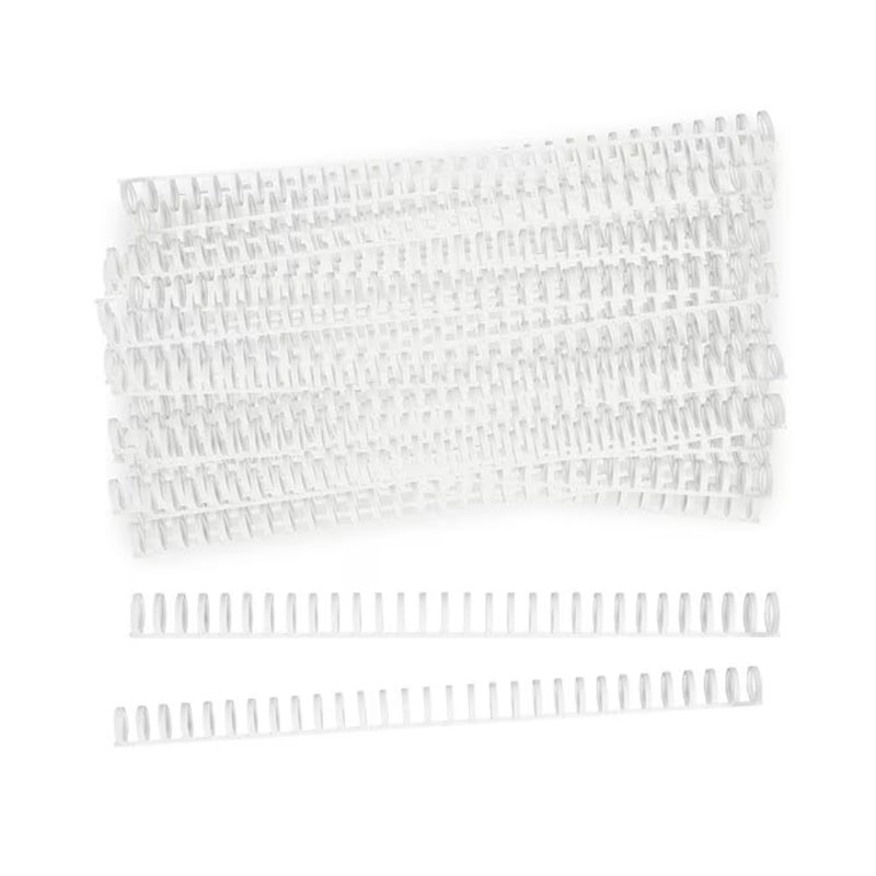 【送料無料】CARL・カール／ルーズリング 14mm 50本入 ホワイト（LR-30145-W）プラスチック製 A4/30穴対応