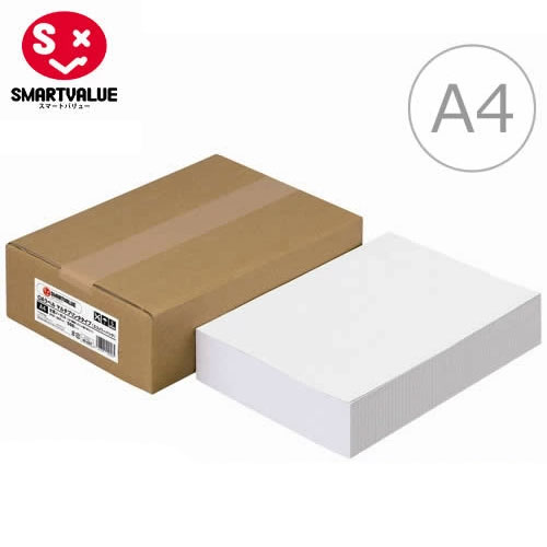 【A4サイズ・21面】スマートバリュー／OAラベル＜スーパーエコノミー＞A4箱（A109J・46-697）500枚入　10500片　染料・顔料インク対応　ヘビーユーザーにおすすめ／SMARTVALUE