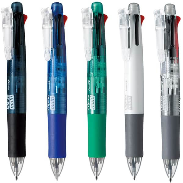 ゼブラ ボールペン クリップオンＧ 4色 B4A3-BK 黒 油性ボールペン