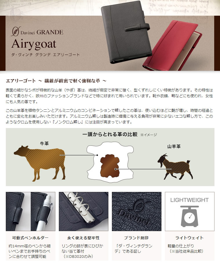 楽天市場 聖書サイズ 本革 ダヴィンチ ジャストリフィルサイズ エアリーゴート Jdb3021 全3色 レイメイ藤井raymay ぶんぐる