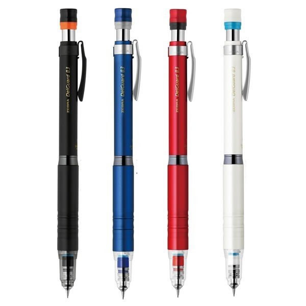 楽天市場】芯径0.5mm ゼブラ／折れないシャープペンシル デルガード