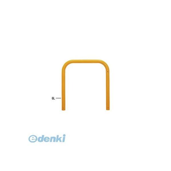 【個人宅配送不可】【個数：1個】帝金 Teikin Y83A-10 W 直送 代引不可・他メーカー同梱不可 スチール製バリカー　横型・コノ字型・アーチ型・U字型車止めポール スタンダードタイプ φ76.3×t3.2 W1000 H800 ｍｍ 白色 Y83A10W