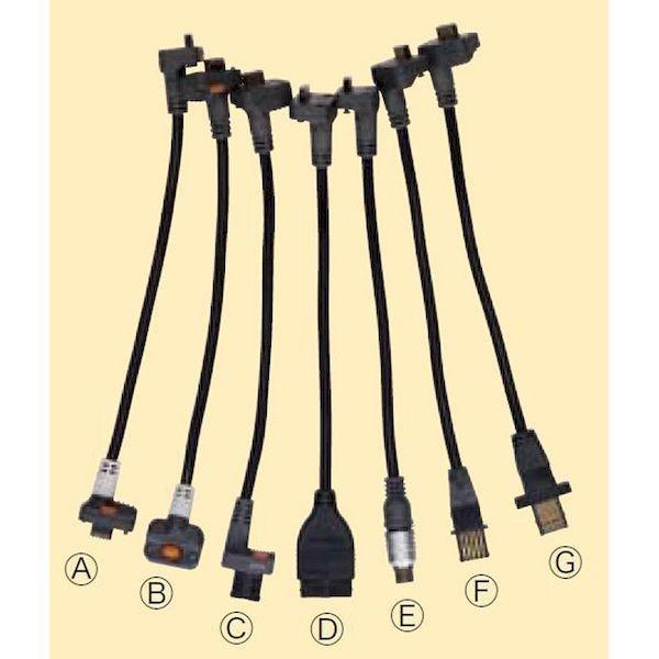 【即納在庫品】「直送」ミツトヨ Mitutoyo 02AZD790C 接続ケーブルC U-WAVE-T専用接続ケーブルC 専用接続ケーブルCタイプ 計測システム用アクセサリ ブラック