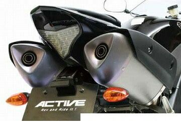 (LINEクーポン有)アクティブ ACTIVE 1153053 フェンダーレスKIT BLK LED ナンバー灯付 YZF-R1 09 フェンダーレスキット ブラック LEDナンバー灯付き