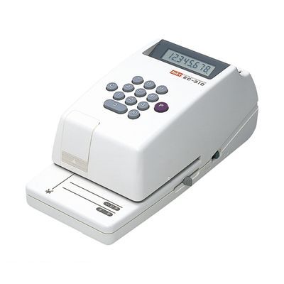 (LINEクーポン有)翌日出荷 マックス MAX EC-310 電子チェックライタ【１台】EC310 電子チェックライター マックス電子チェックライター マックスチェックライター｜文具のブングット 21,771円