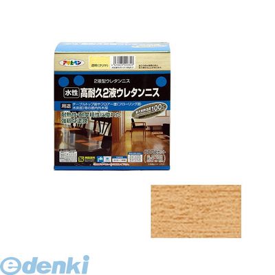 直送 代引不可・他メーカー同梱不可 アサヒペン 4970925426802 アサヒペン　水性２液ウレタンニス　６００Ｇセット　透明 クリヤ【キャンセル不可】