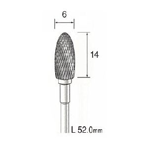(LINEクーポン有)ミニター MINITOR BC1603 超硬カッター ファインクロスカット φ６ BC-1603