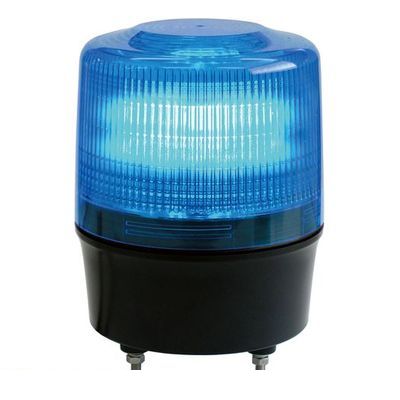 (LINEクーポン有)【個数:1個】日恵 VL12R-D24WB 直送 代引不可・他メーカー同梱不可 LED回転灯φ120 ニコトーチ・120【青】 ワイド電源 DC12V~24V|文具のブングット