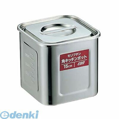 3021200 EBM モリブデン 角型キッチンポット 目盛付 18cm 4548170032170|文具のブングット